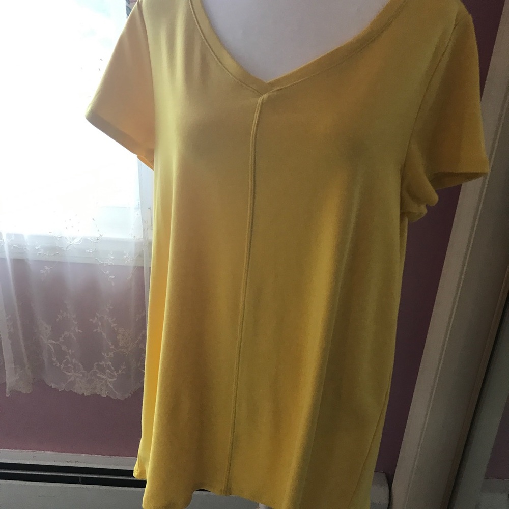 2 for 12 ISAAC MIZRAHI Pima cotton essential tunic tops. Size medium